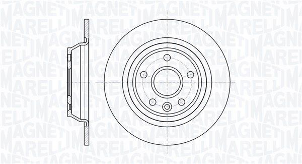 MAGNETI MARELLI Тормозной диск 361302040337